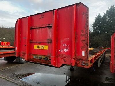 2007 Montracon Triaxle Extender Flat Trailer - 2