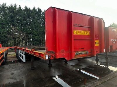 2007 Montracon Triaxle  Extender Flat Trailer