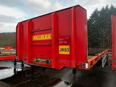 2007 Montracon Triaxle  Extender Flat Trailer - 2