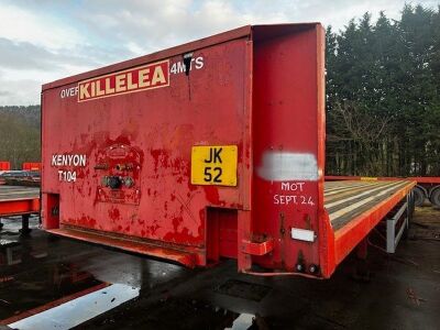 2000 Samro Triaxle Flatbed Trailer - 2