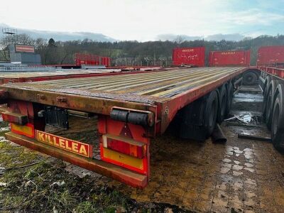 2000 Samro Triaxle Flatbed Trailer - 4