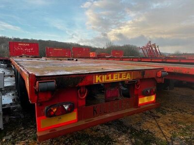 1998 Crane Fruehauf Triaxle Flatbed Trailer - 4