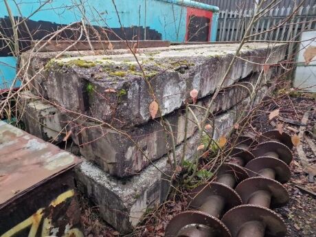 6 x Reinforced Concrete Blocks Used as test Weights