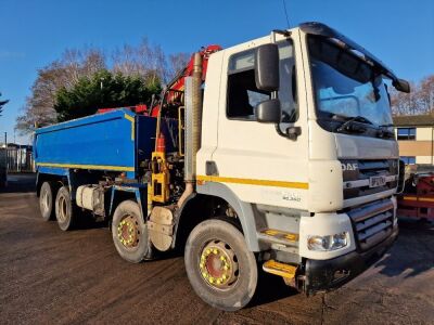 2012 DAF CF85 360 8x4 Grab Loader