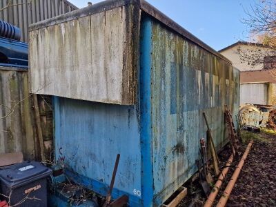 Contents of Misc Steel Lengths, Timber etc c/w 22ft Box Van Body