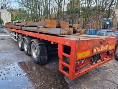 1997 Broshuis Triaxle Extending Flat Trailer - 2