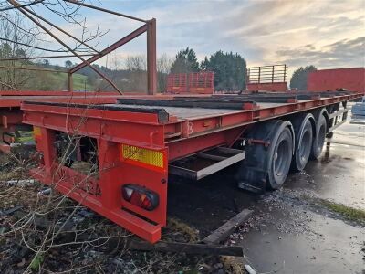 2007 Montracon Triaxle Extending Flat Trailer