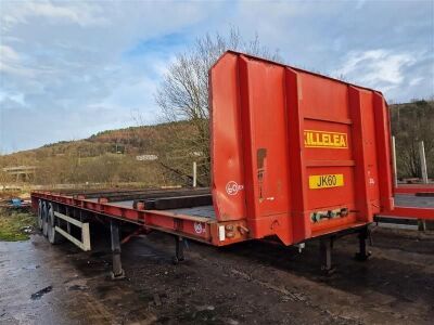 2007 Montracon Triaxle Extending Flat Trailer