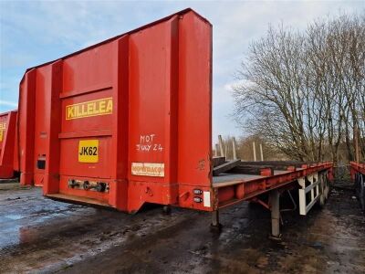 2007 Montracon Triaxle Extending Flat Trailer