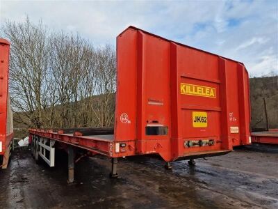 2007 Montracon Triaxle Extending Flat Trailer - 2