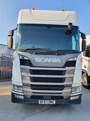 2018 Scania R450 Topline 6x2 Rear Lift Tractor Unit - 3