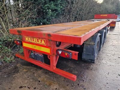 1990 Royce Triaxle Extending Flat Trailer - 5