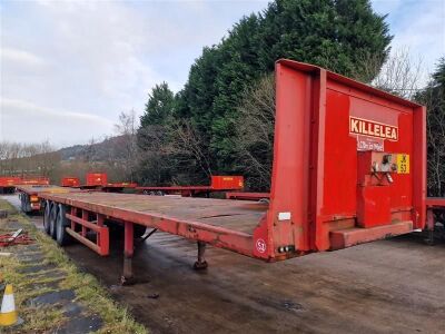 2001 M&G Triaxle Flat Trailer - 2