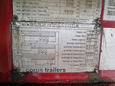 2007 Corus Triaxle Flat Trailer - 7