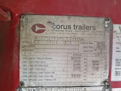 2007 Corus Triaxle Flat Trailer - 8