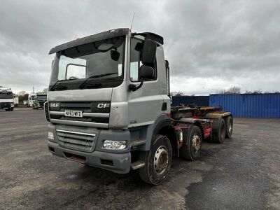 2013 DAF CF85 360 8x4 Hook Loader