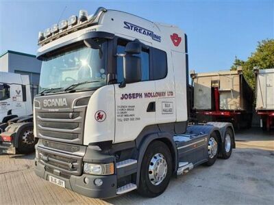 2016 Scania R520 V8 Topline 6x2 Midlift Tractor Unit