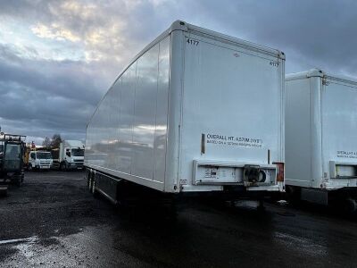 2008 Donbur Tandem Axle Tear Drop Box Trailer