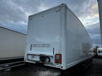 2008 Donbur Tandem Axle Tear Drop Box Trailer - 2