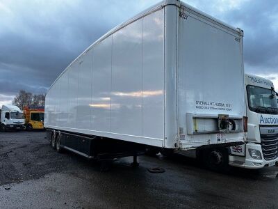 2007 Donbur Tandem Axle Tear Drop Box Trailer - 2