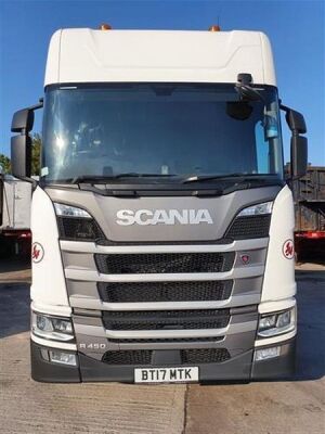 2017 Scania R450 Topline 6x2 Rear Lift Tractor Unit - 5