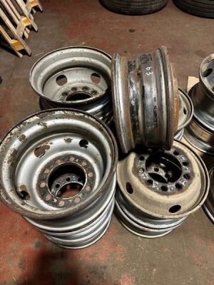 11x Steel Wheel Rims