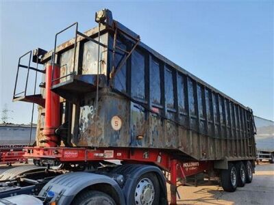 2010 Rothdean Triaxle Steel Body Coil well 75yrd³ Tipping Trailer 