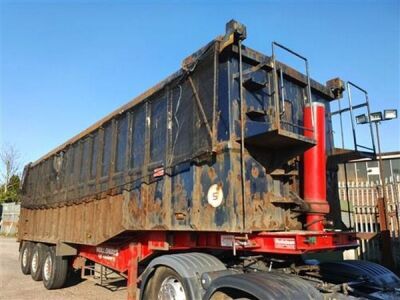 2010 Rothdean Triaxle Steel Body Coil well 75yrd³ Tipping Trailer  - 2