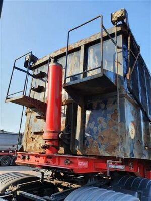 2010 Rothdean Triaxle Steel Body Coil well 75yrd³ Tipping Trailer  - 5