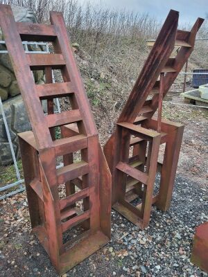 Pair of Steel Vehicle Ramps - 2