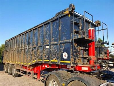 2012 Rothdean Triaxle Steel Body Coil well 75yrd³ Tipping Trailer