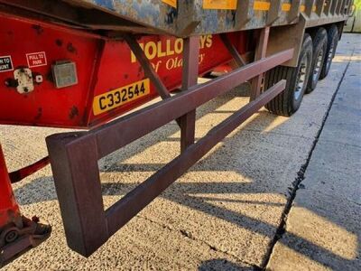 2012 Rothdean Triaxle Steel Body Coil well 75yrd³ Tipping Trailer - 9