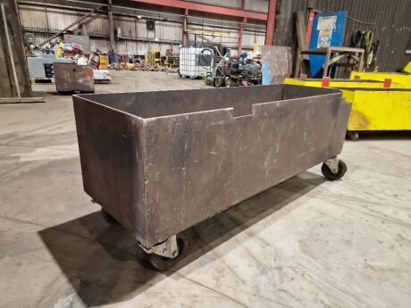 Mobile Steel Bin