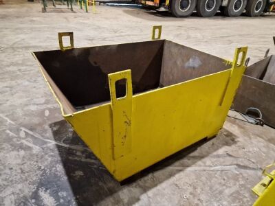 Skid Mounted Steel Bin