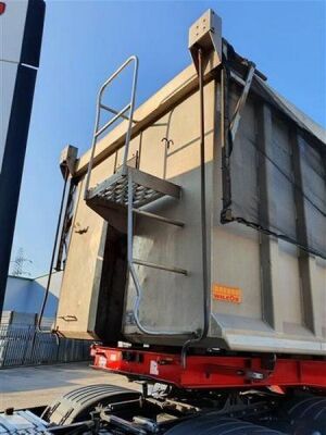 2013 Wilcox Alloy Body Steel Floor 75yrd3 Tipping Trailer - 6