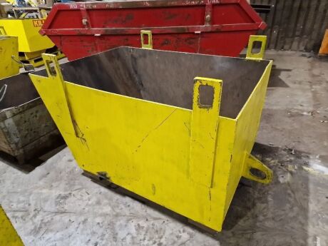 Skid Mounted Steel Bin