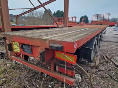 2004 SDC Triaxle Extending Flat Trailer - 4