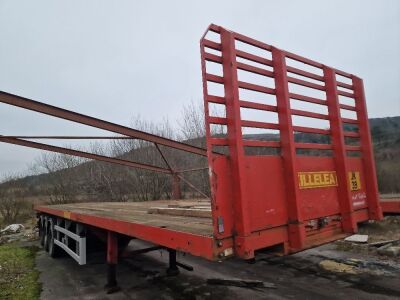 2007 SDC Triaxle Extending Flat Trailer - 2