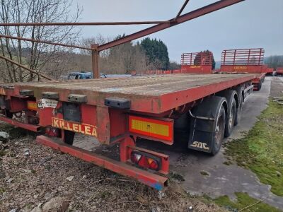 2007 SDC Triaxle Extending Flat Trailer - 4