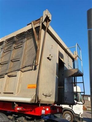 2013 Wilcox Alloy Body Steel Floor 75yrd3 Tipping Trailer - 22