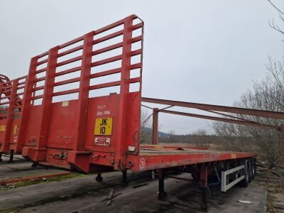 2004 SDC Triaxle Extending Flat Trailer - 2