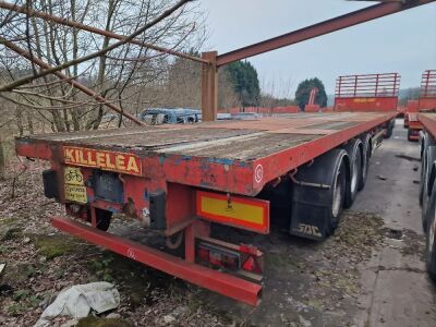 2004 SDC Triaxle Extending Flat Trailer - 4