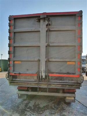 2013 Wilcox Alloy Body Steel Floor Coil Carrier 75yrd3 Tipping Trailer - 6
