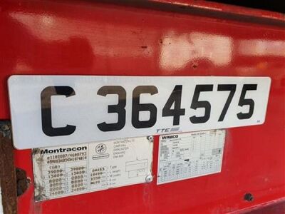 2013 Wilcox Alloy Body Steel Floor Coil Carrier 75yrd3 Tipping Trailer - 10