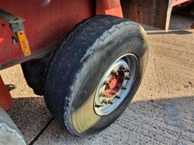 2013 Wilcox Alloy Body Steel Floor Coil Carrier 75yrd3 Tipping Trailer - 17