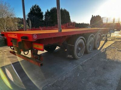 2004 SDC Triaxle Extending Flat Trailer - 3