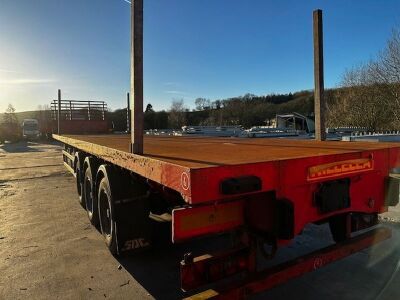 2004 SDC Triaxle Extending Flat Trailer - 4