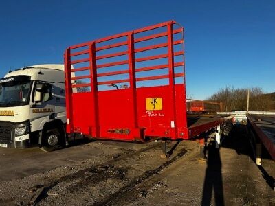 2004 SDC Triaxle Extending Flat Trailer - 2