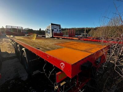 2004 SDC Triaxle Extending Flat Trailer - 3