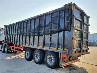 2014 Rothdean Triaxle Steel Body Coil well 75yrd³ Tipping Trailer - 4